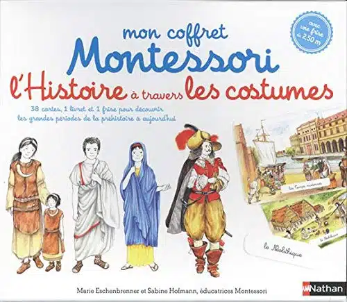 L'Histoire à travers les costumes - Mon coffret Montessori - Dès 6 ans