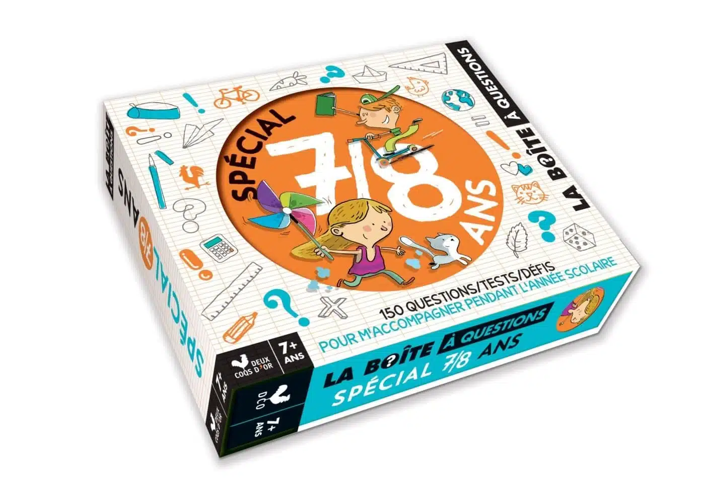 Spécial 7/8 ans - boîte avec cartes et livre