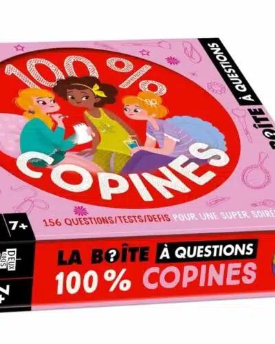 100% copines - boîte avec cartes et livre