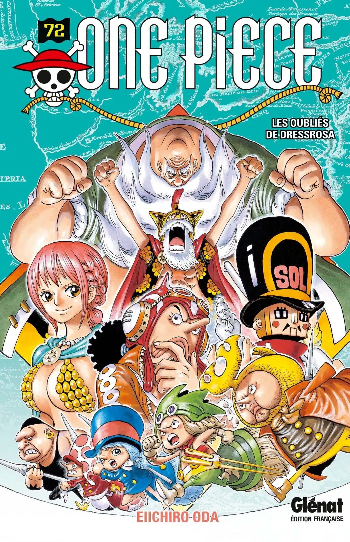 One Piece - Édition originale - Tome 72: Les Oubliés de Dressrosa