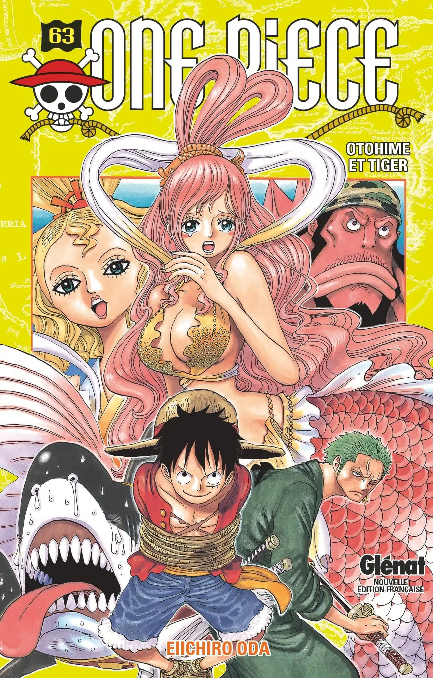 One Piece - Édition originale - Tome 63: Otohime et Tiger