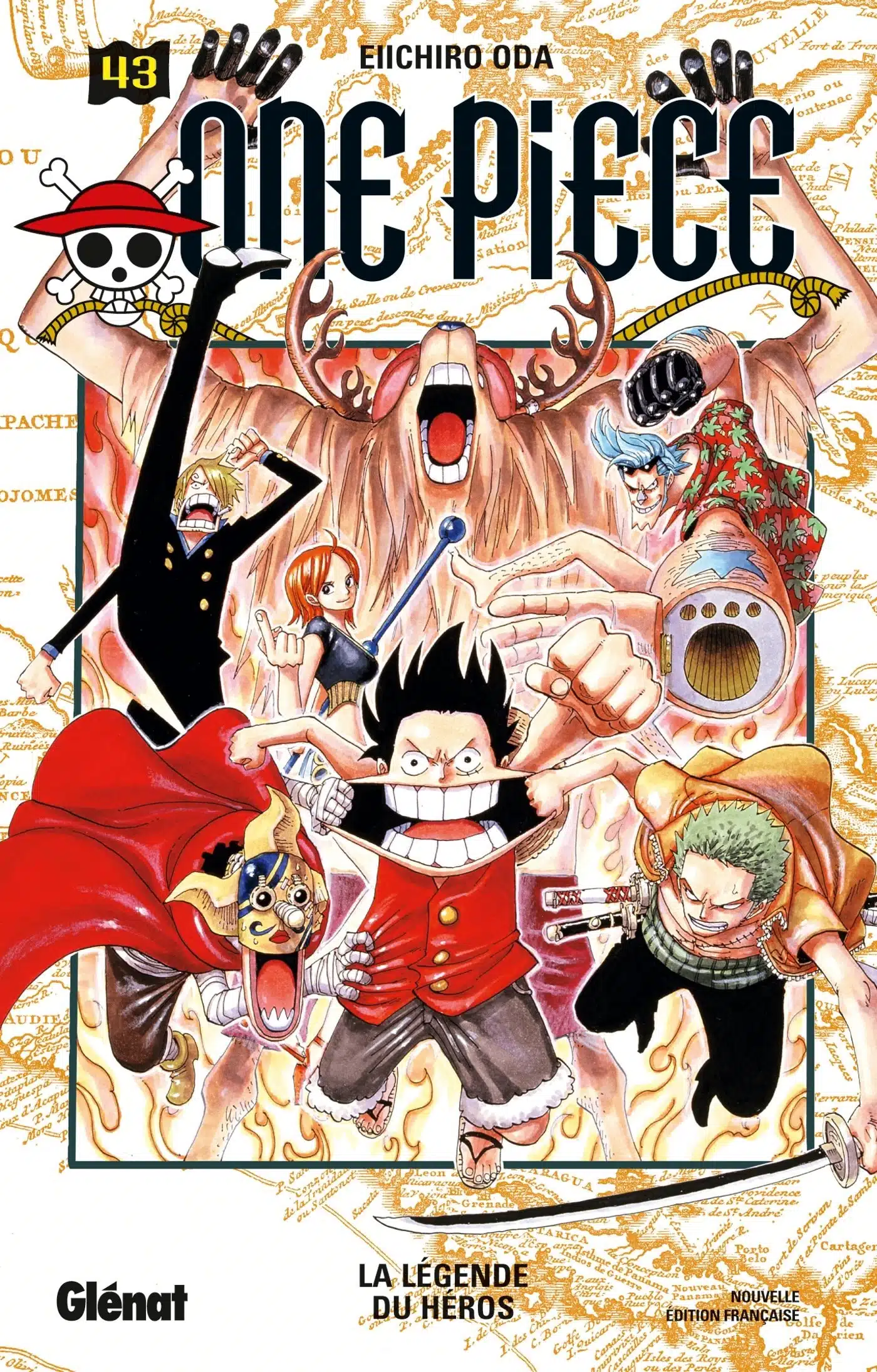 One Piece - Édition originale - Tome 43: La légende du héros