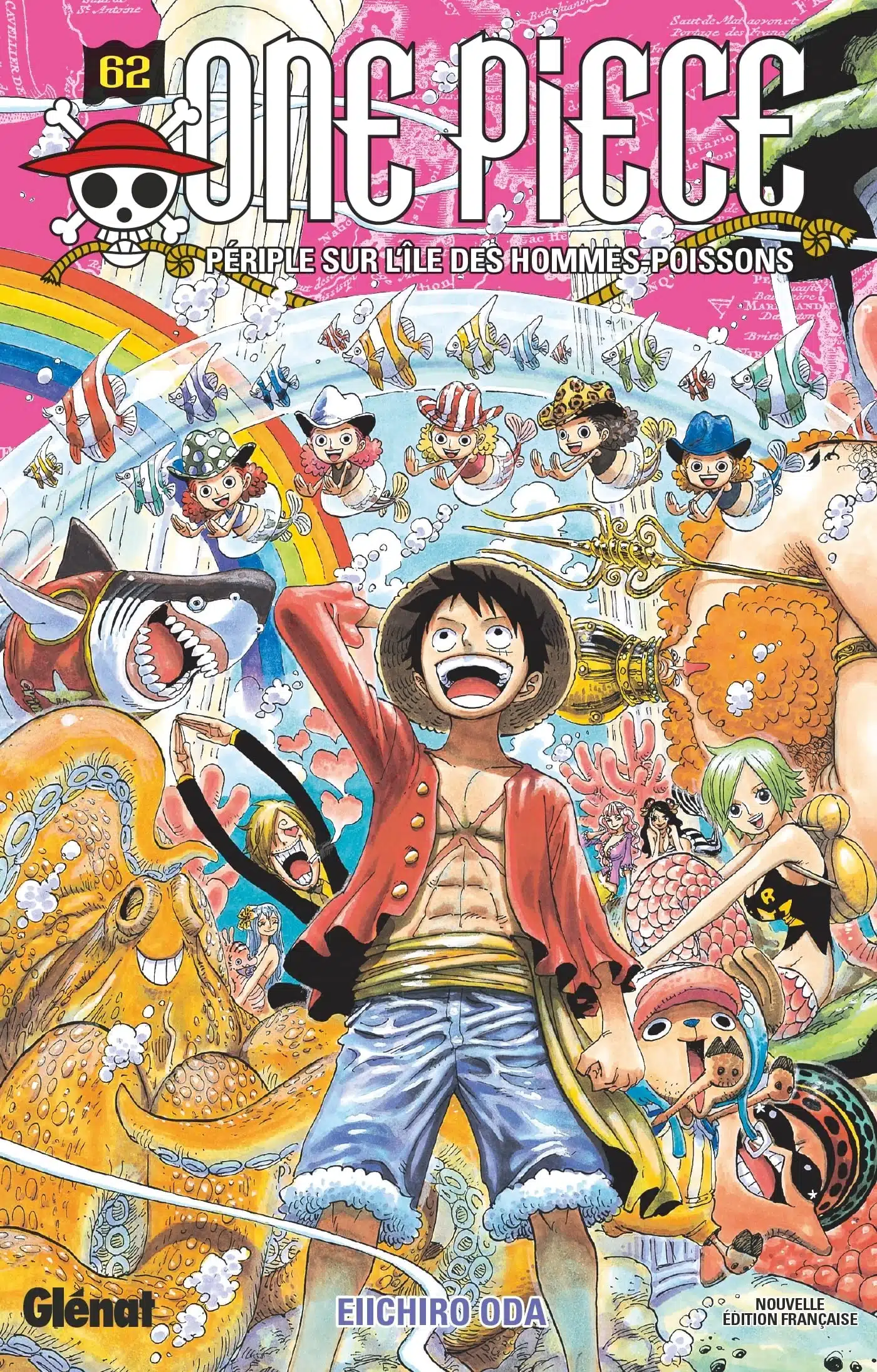 One Piece - Édition originale - Tome 62: Périple sur l'île des hommes-poissons