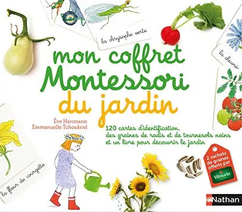 Mon coffret Montessori du jardin (avec graines) - Dès 4 ans