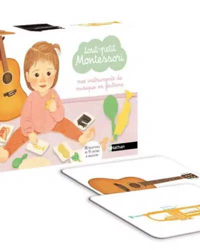 Mes instruments de musique en feutrine - Tout-petit Montessori - dès 15 mois