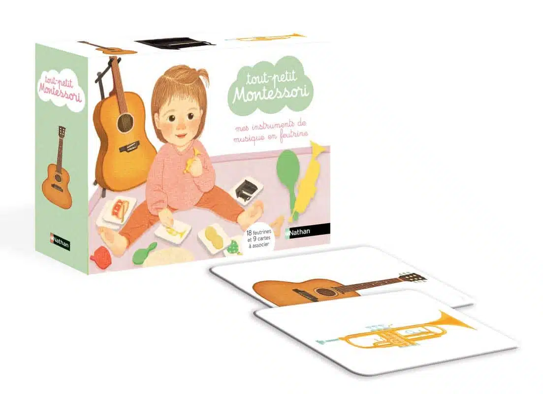 Mes instruments de musique en feutrine - Tout-petit Montessori - dès 15 mois