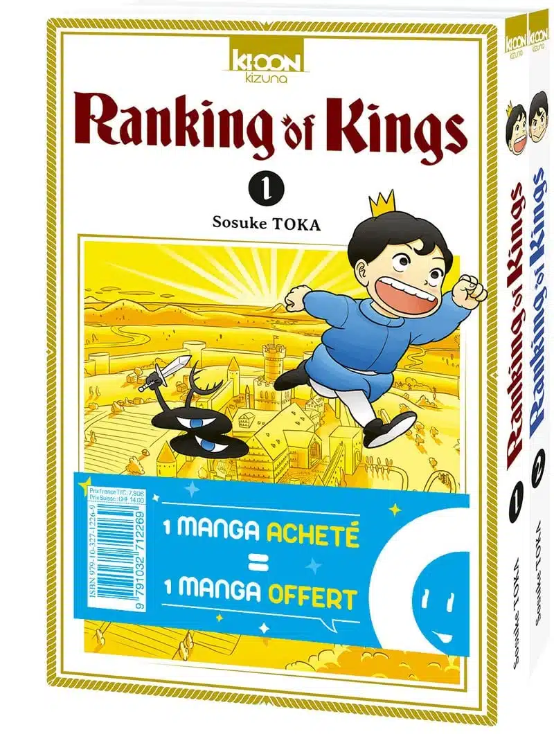 Pack offre découverte Ranking of Kings T01 & T02 - Mondial Kids