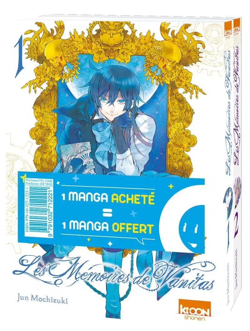 Pack offre découverte Les Mémoires de Vanitas T01 & T02 - Mondial Kids