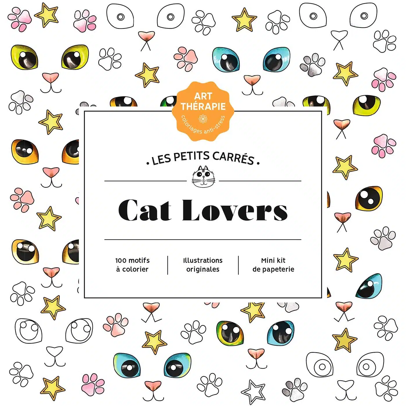 Anti Stress Les petits carrés d'Art-thérapie Cat Lovers