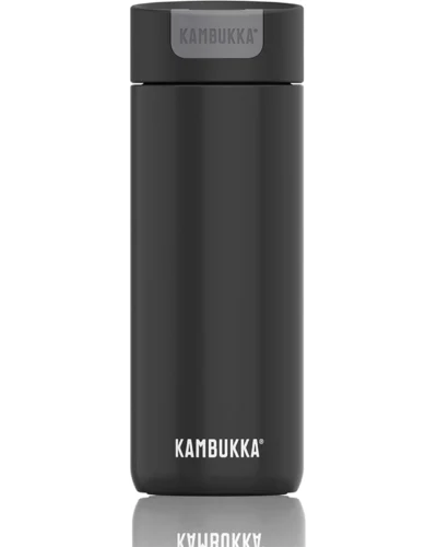 Kambukka Tasse à café isotherme (500 ml) - Bouteille isotherme anti-fuite Noir