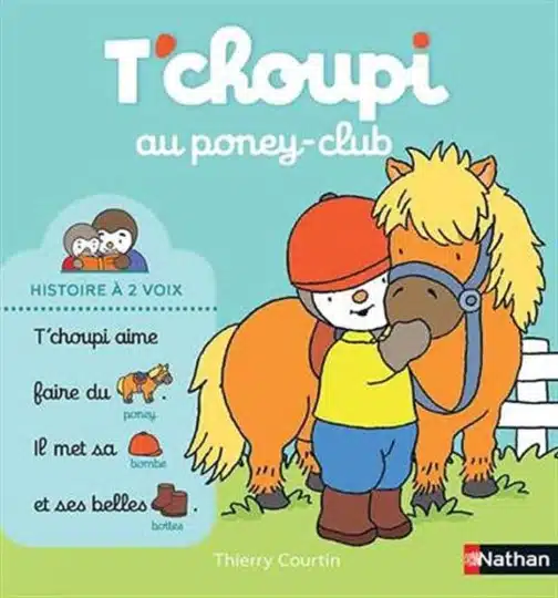 Livre T'choupi au poney club