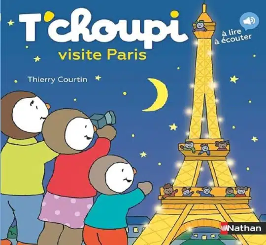Livre T'choupi visite Paris