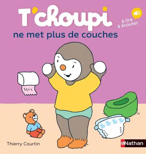 Livre T'choupi ne met plus de couches